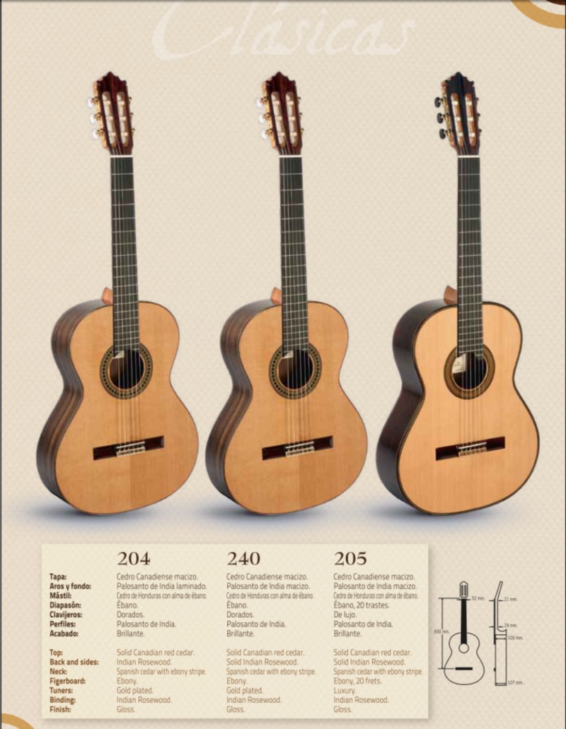 Altamira Flamenco Classical Guitars